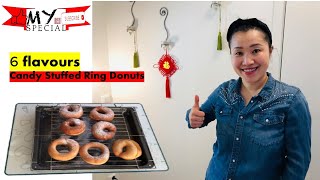 Candy Stuffed Ring Donuts Flavour Traditional