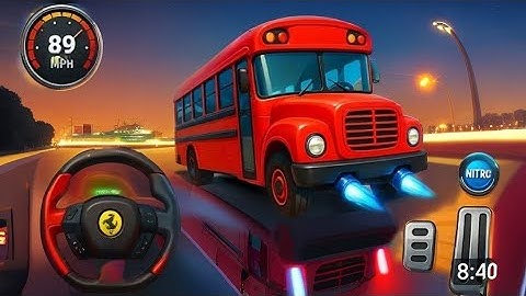 Crazy Bus Mega Ramp Impossible Racing Bus Stunts Impossible Tracks Android Gameplay Video P-03