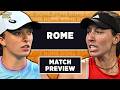 Swiatek vs Pegula | WTA Rome 2026 QF | Tennis Talk Preview