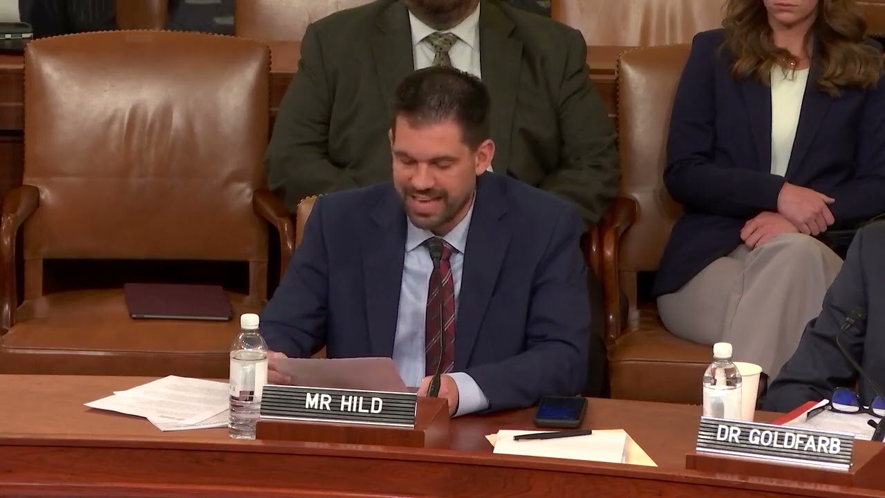 Executive Director Will Hild Testifies Before House Oversight Ways and Means Subcommittee Hearing
