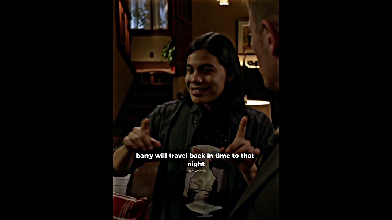 Barry traveled back to that night 