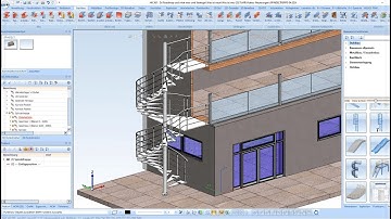 HiCAD 2021: First version of “Spiral staircases” tool