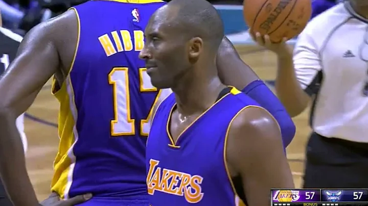 Bull Shit Flagrant Foul no call on Jeremy Lin by Kobe Bryant