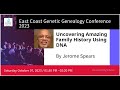 Jerome Spears DNA Cornerstone of Discovery Oct 2023