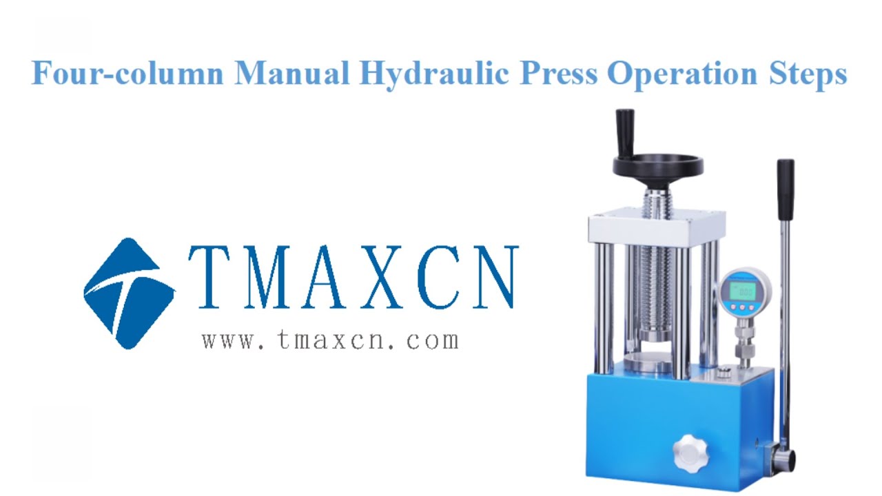 Four-column Manual Hydraulic Press Operation Steps