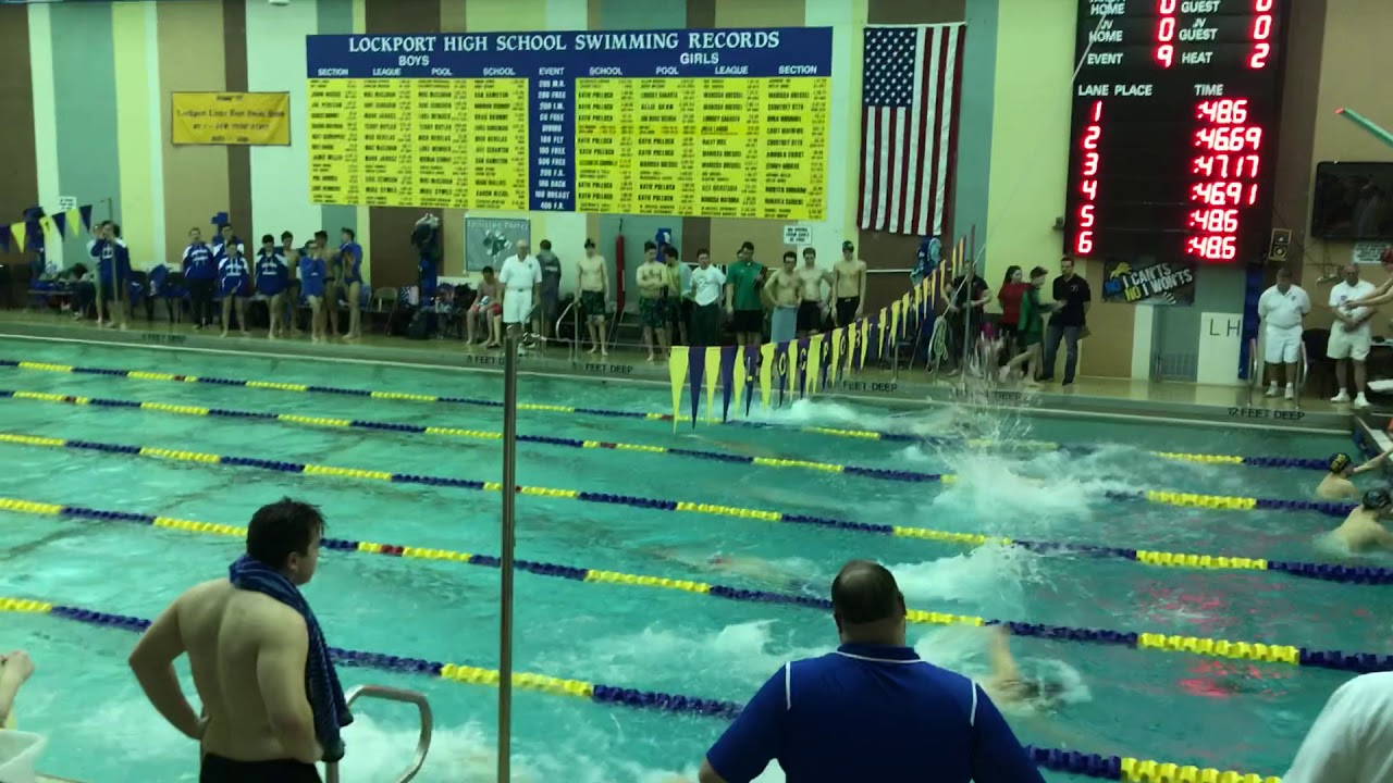 2018 Niagara Frontier League Championship Swim Meet 200 yard freestyle relay