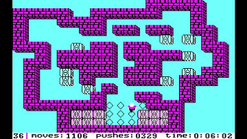 Soko-Ban MS-DOS Variant, Level 36