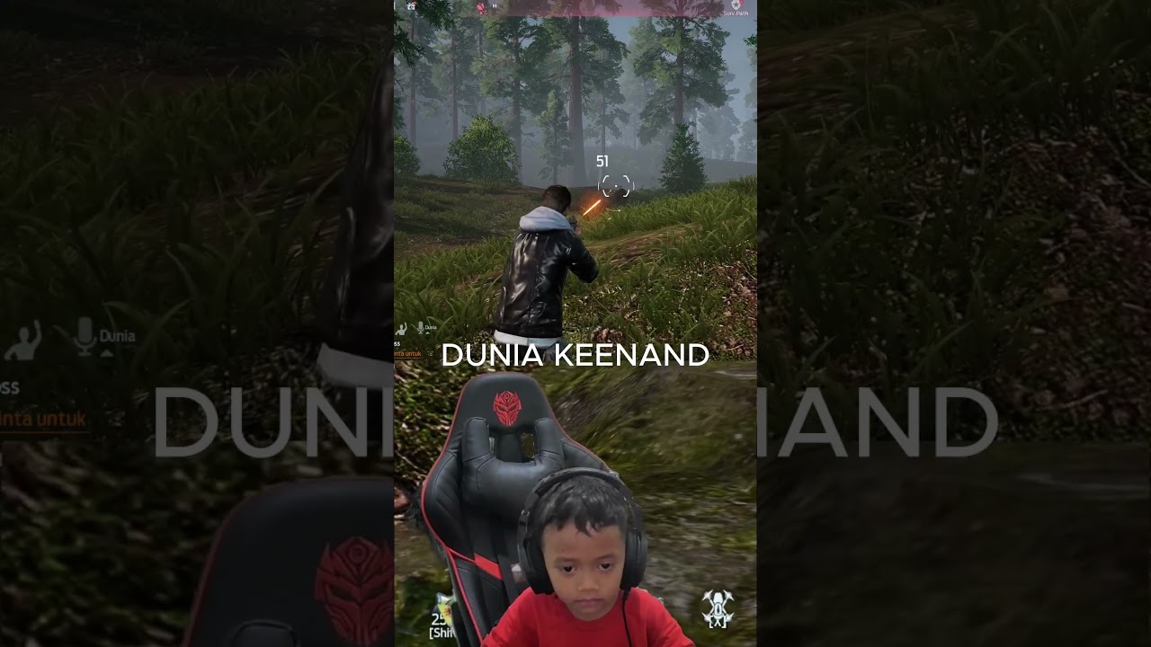 Reaksi Keenand Kaget dikejar Zombie 