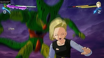 (Requested Video)Cell Vs Caulifla and Android 18 In DRAGON BALL: Sparking! ZERO