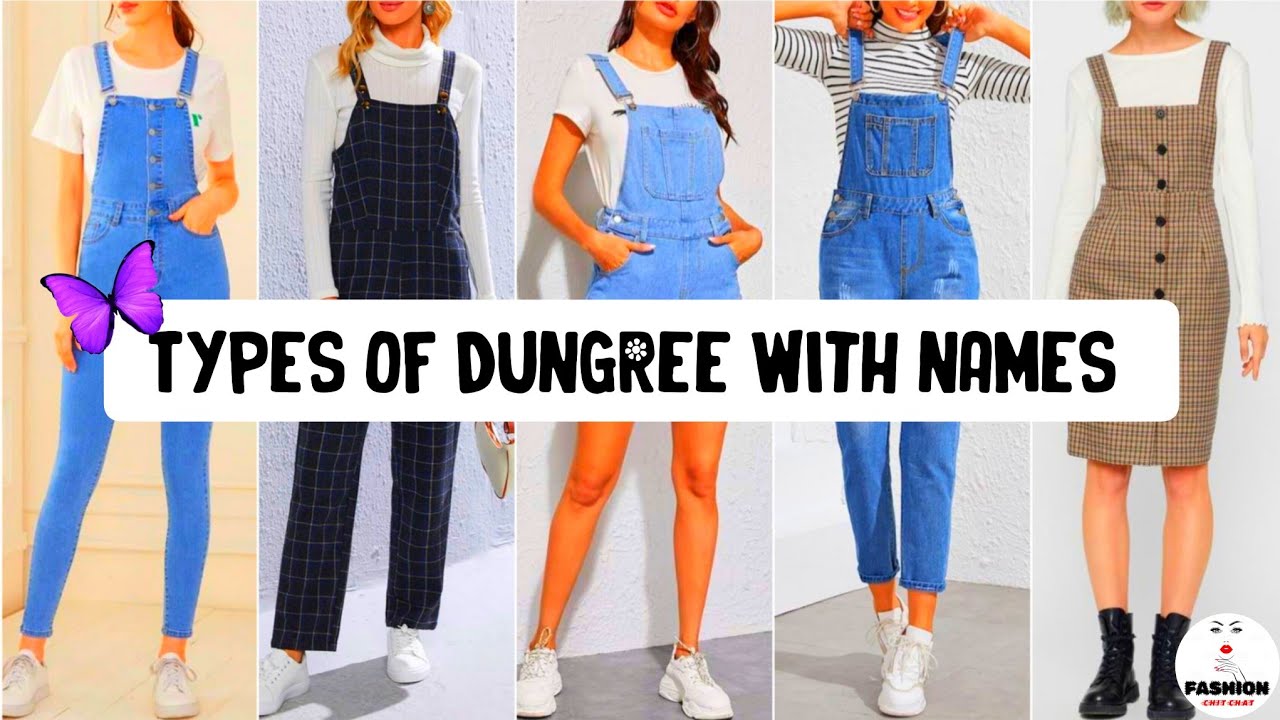 Types of dungarees with names || FASHION CHIT CHAT