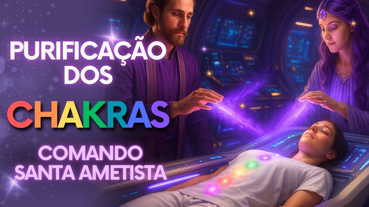💜 Câmara Violeta de Santa Ametista | Purificação dos Chakras e Liberação Profunda
