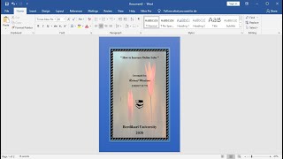 Microsoft Word Tutorial | How to Create a Transparent Picture Frame in a Microsoft Word Document screenshot 4