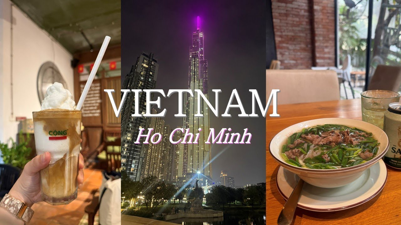 (vlog) ep91. 극J의 P같은 우당탕탕 베트남 호치민 여행기 / 2군  타오디엔, 랜드마크, 사이공우체국, 7군롯데마트, 쌀국수, 분짜, 반쎄우, 콩카페, 코코넛커피