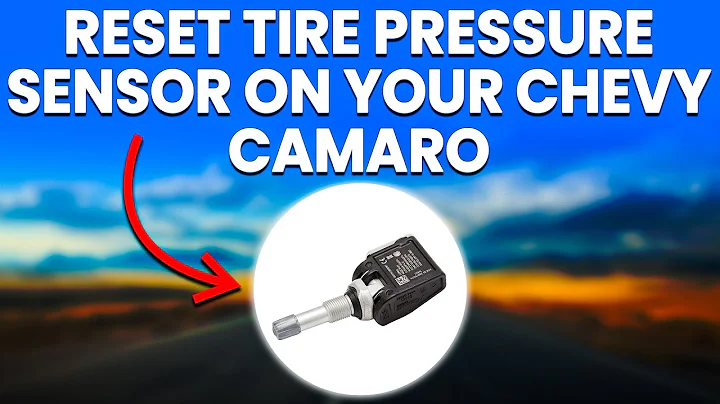 How To Reset Tire Pressure Sensor On Chevy Camaro (Relearn Tire Pressure Sensor On Chevy Camaro)