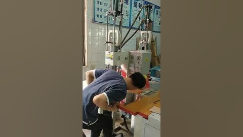 High frequency welding machine for shoes