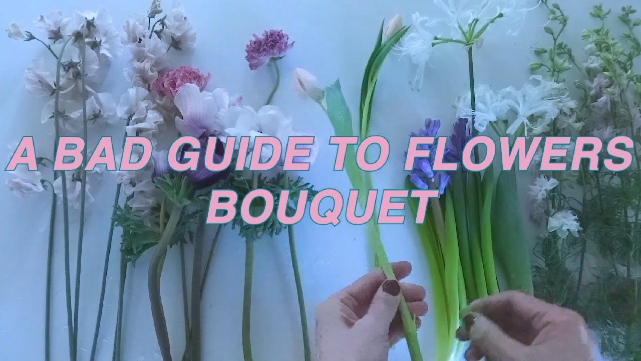 花束の作り方 下葉の処理001 A Bad Guide To Flowers Bouquet Youtube