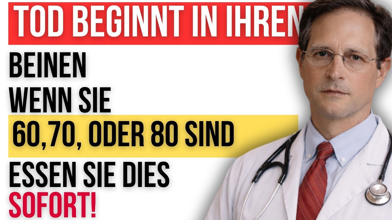 Deine Beine werden zuerst schwach! Diese 6 Lebensmittel stärken sie schnell Dr. Klaus Müller