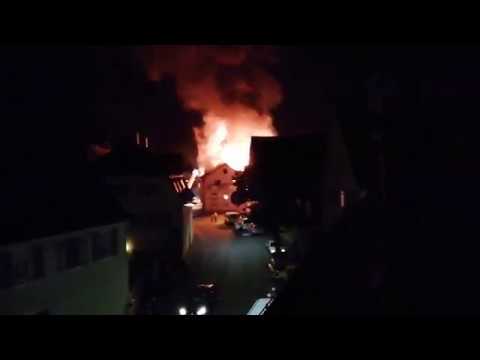 Großbrand in Teningen