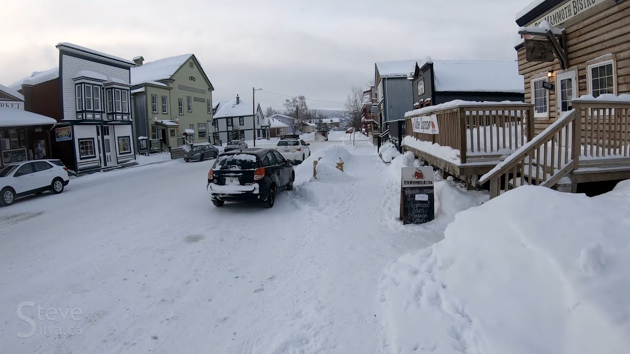 Walking around Dawson City, Yukon