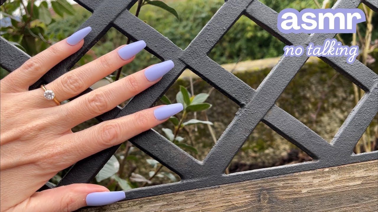 ASMR 🏔️ Tapping in my Bestie’s Yard in France!! 