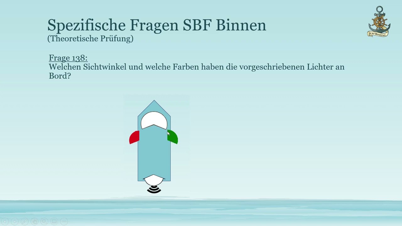 #05 spezifische Fragen 133 - 144 zum Sportbootführerschein (SBF) Binnen
