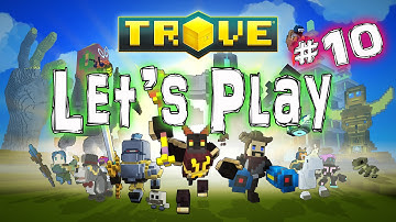 TROVE Game #10 | GIANT BOSSES & 2 DUNGEONS! MMO GAME & FIRST LOOK | TROVE Gameplay