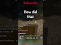 Skeletons are the bane of early hardcore!  #shorts #minecraft