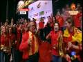 Manolo Escobar en la celebración de la Roja