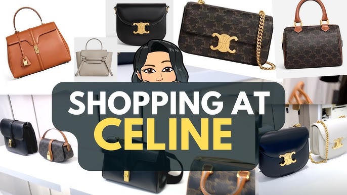 Paris airport shopping w/ prices: Celine Triomphe, Fendi Peekaboo