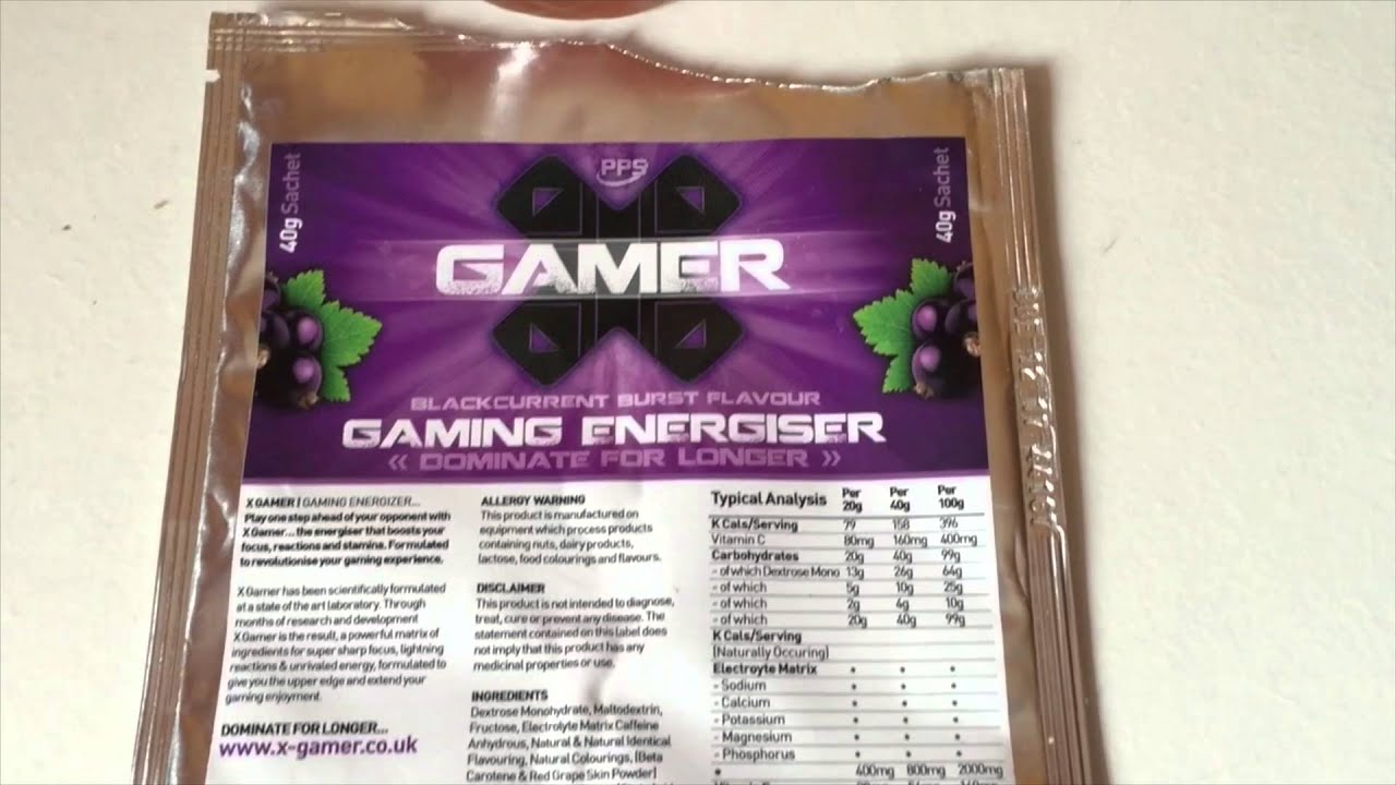 X Gamer Energy Drink YouTube