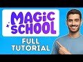 Magic school ai tutorial  how to use magic school ai stepbystep 2024