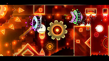 Geometry Dash - neXus by BlueRimz (Easy Demon) Complete + 3 Coins (Live)