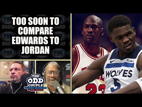 Anthony Edwards on Michael Jordan Comparisons "I want it to stop" | THE ODD COUPLE