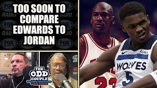 Anthony Edwards on Michael Jordan Comparisons "I want it to stop" | THE ODD COUPLE