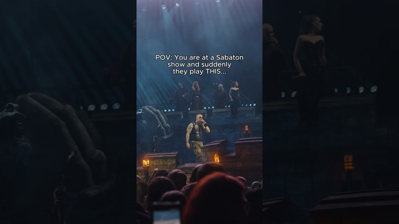 POV: You are at a Sabaton show and suddenly they play THIS! 🤘