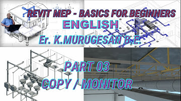 Revit MEP - Part 03 - Copy / Monitor in English