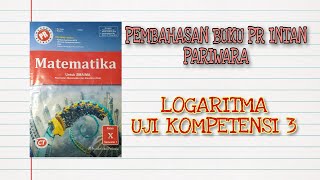 Pembahasan soal dari buku pr intan pariwara kelas 10 grafik logaritma
matematika peminatan semoga bermanfaat yaaa jgn lupa subscribe like
and share ...