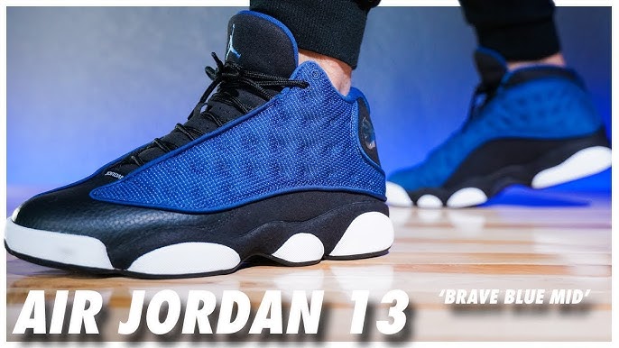 Air Jordan 13 Retro Low 'Black & Brave Blue'. Nike SNKRS