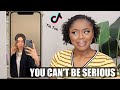 REACTING TO 4C HAIR TIK TOK VIDEOS PART 5... YOU CAN'T BE SERIOUS