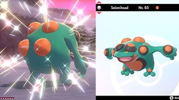 SHINY SEISMITOAD from the Max Lair (Dynamax Adventures Pokemon Sword Shield)