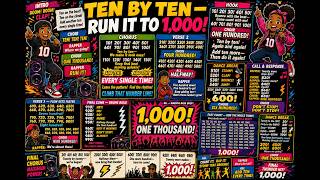 Información COUNT BY 10s TO 1,000 🔥 | TEN BY TEN — RUN IT TO 1,000! | Skip Counting Song for Kids Guía