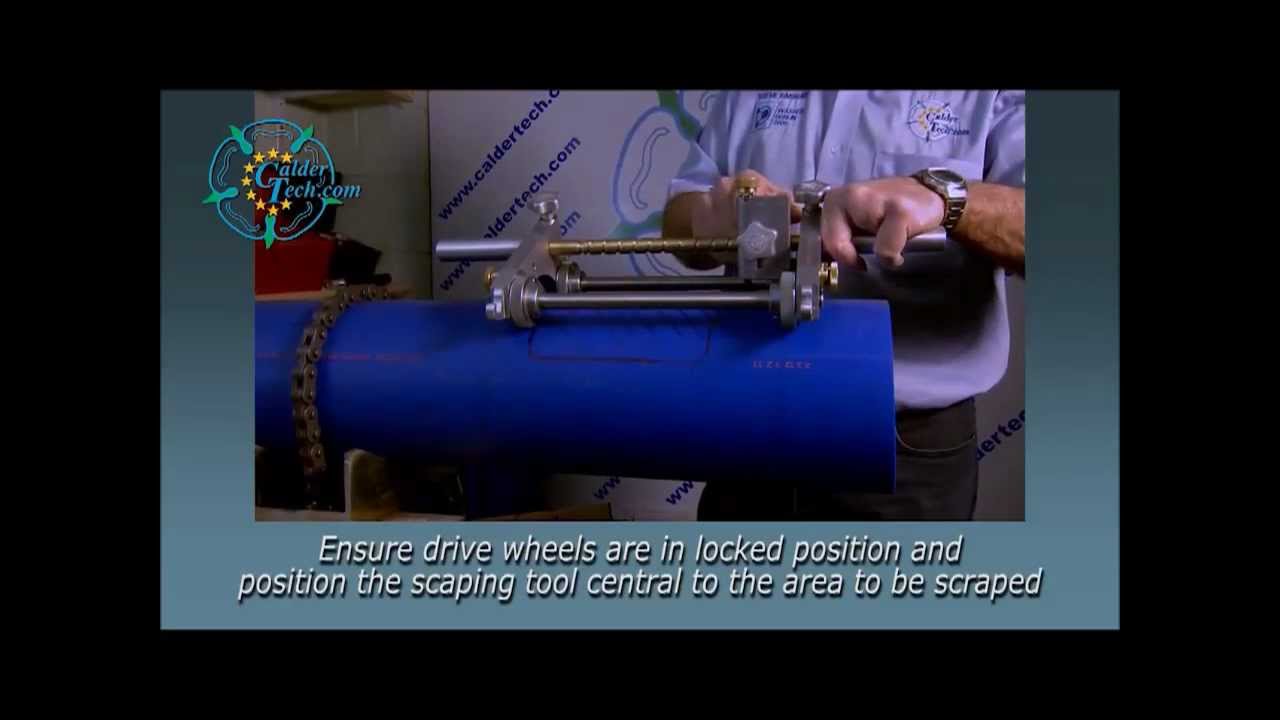 Удаление оксидного слоя под седловой отвод - YouTube