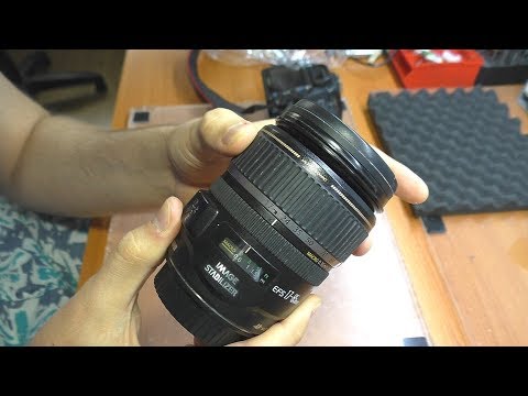 Заклинил объектив Canon EF-S 17-85mm / РЕМОНТ