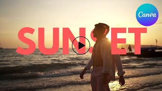 How to Add Text Behind Video in Canva | Easy Tutorial