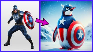 AVENGERS But PENGUIN 🐧 VENGERS 🔥 All Characters (marvel & DC) 2024💥