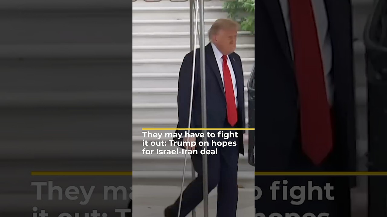 Trump hopes for Israel-Iran deal but cautions that fighting may be prolonged | AJ 