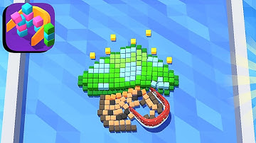 Collect Cubes - All Levels Gameplay Android,ios (Part 4)