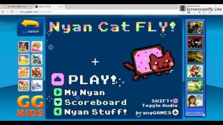 Nyan cat fly! - Halo the cat!
