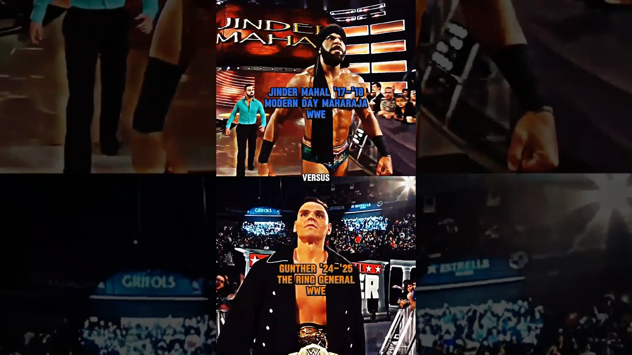 Jinder Mahal '17-'18 (WWE) Vs. Gunther '24-'25 (WWE) | Battle | 