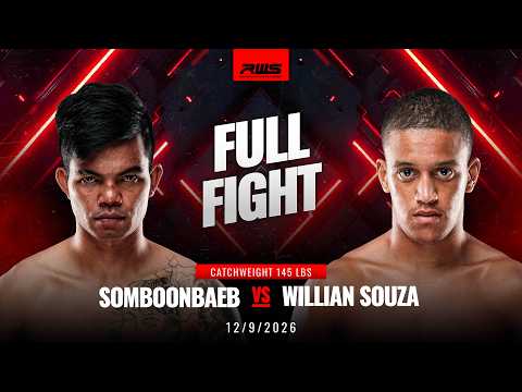 Full Fight l Somboonbaeb vs Willian Souza l สมบูรณ์แบบ vs วิลเลียน ซูซา l RWS